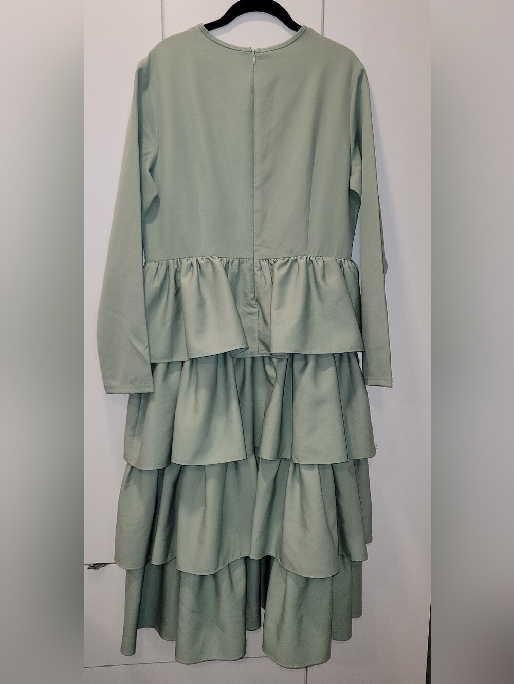Skirt Society Tier Ruffle Layered Midi Dress - Picture 5 of 6